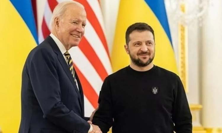 Presiden Amerika Serikat Joe Biden (kiri).