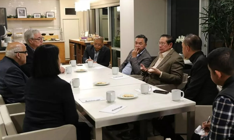 Presiden ke-6 Susilo Bambang Yudhoyono (SBY) tengah melakukan kunjungan ke Amerika Serikat (AS) saat hari pencoblosan Pilkada Serentak 2024.