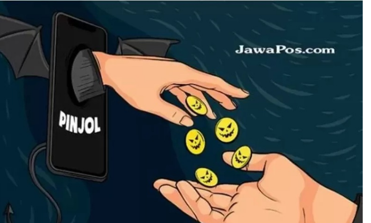 Ilustrai pinjol. Beberapa guru terpaksa harus mengambil pinjaman online (pinjol) untuk mencukupi kebutuhan hidup akibat tamsil belum cair.