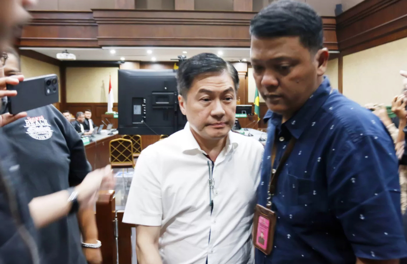 Terdakwa kasus korupsi rekayasa transaksi emas Antam Budi Said menjalani sidang putusan di Pengadilan Tipikor, Jakarta, Jumat (27/12/2024).