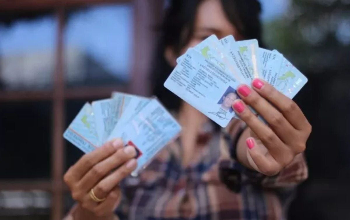 Ilustrasi KTP elektronik.