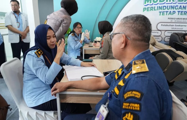 BPJS Kesehatan menghadirkan layanan pemeriksaan kesehatan gratis di beberapa titik padat pemudik pada lebaran 2025