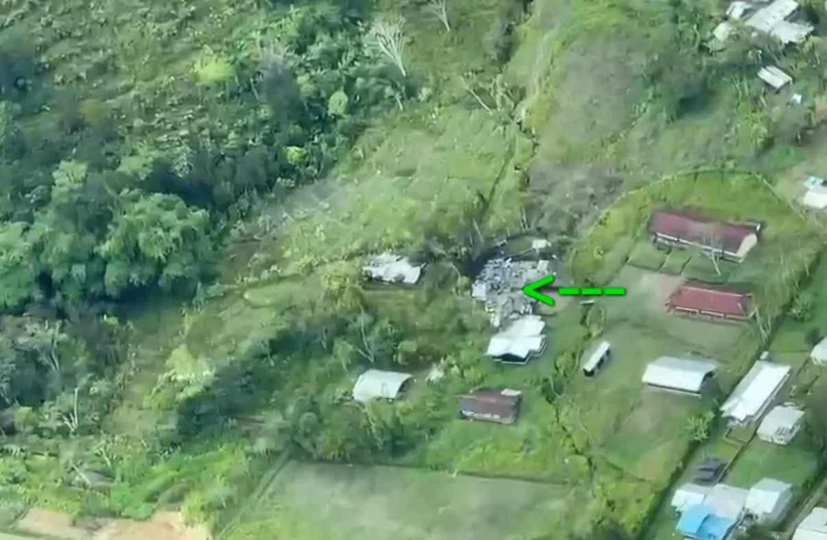 Lokasi yang menjadi sasaran aksi OPM di Distrik Anggruk, Yahukimo, Papua Pegunungan.