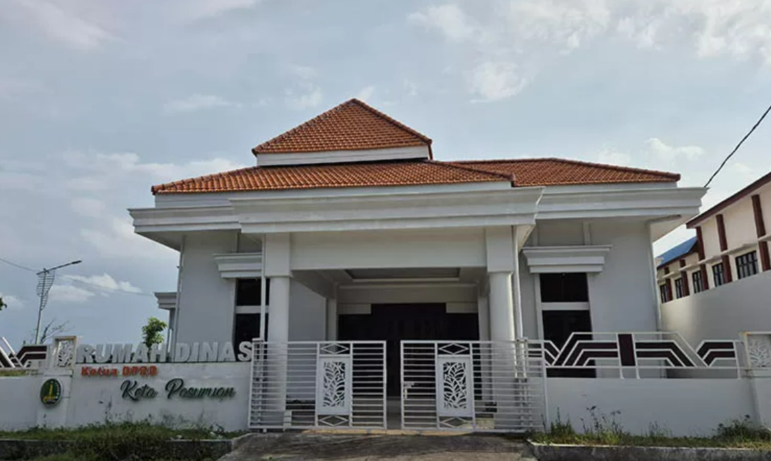 DIFUNGSIKAN: Rumdin ketua DPRD Kota Pasuruan yang mulai difungsikan. Meski begitu, butuh beberapa hal sebagai penunjang. Termasuk pengamanan.