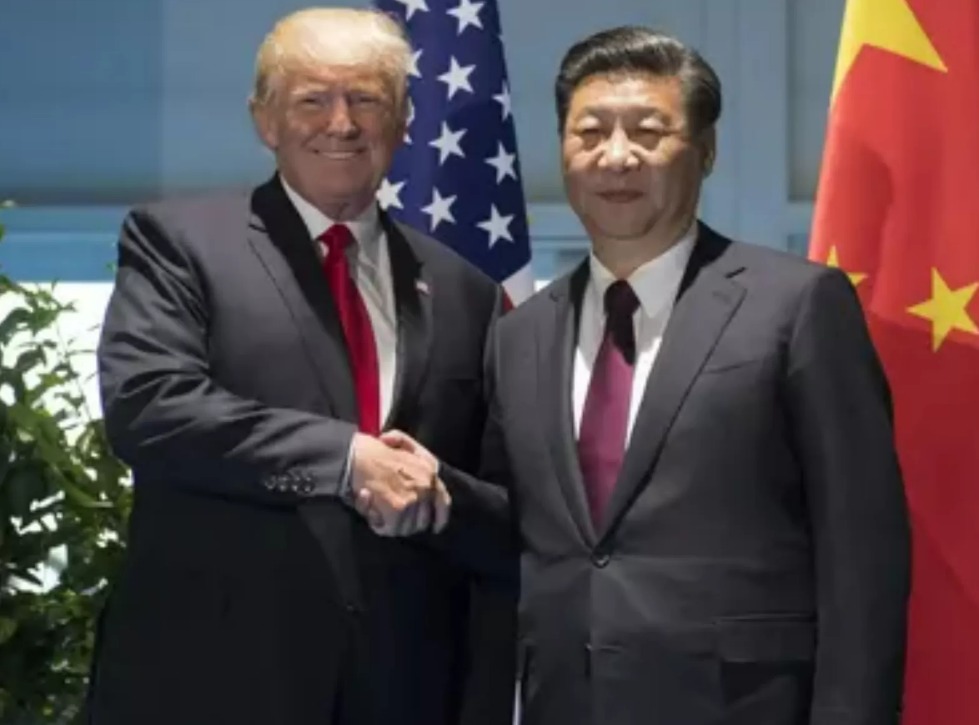 Momen hangat pertemuan Presiden AS Donald Trump dengan Presiden RRT Xi Jinping
