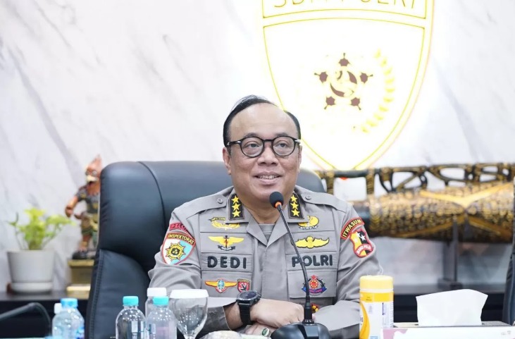Irwasum Polri Komjen Dedi Prasetyo.