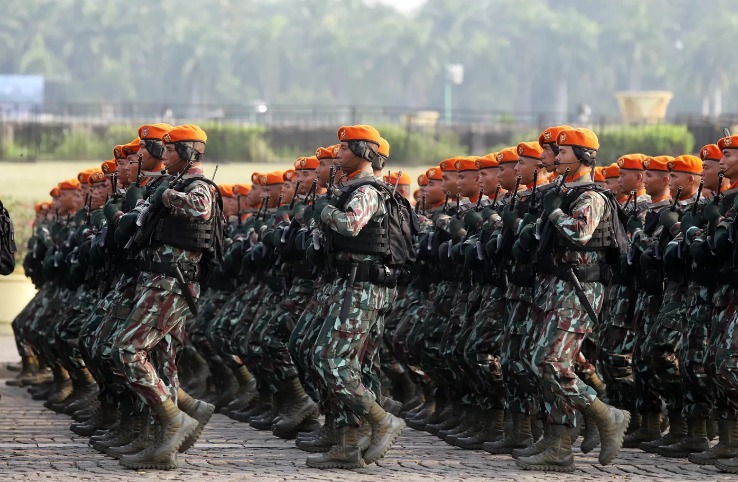 Ilustrasi Prajurit Komando Pasukan Gerak Cepat (Kopasgat) TNI AU.