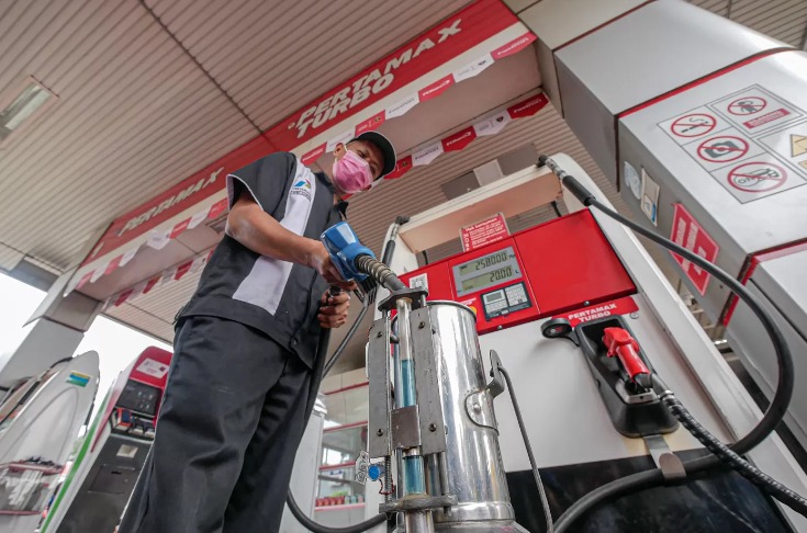 Ilustrasi BBM Pertamina.