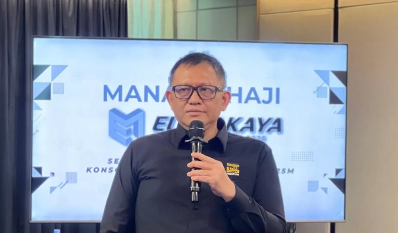 Ketua Umum Himpunan Penyelenggara Umrah dan Haji (Himpuh) Muhammad Firman Taufik.
