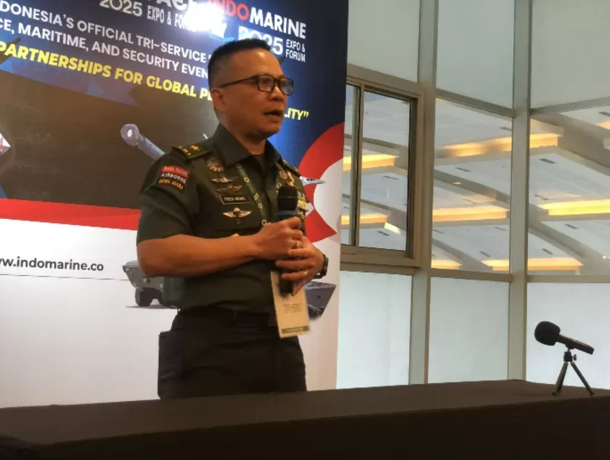 Karo Infohan Setjen Kemhan Brigjen TNI Frega Ferdinand Wenas.