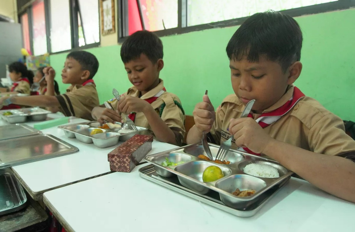 Ilustrasi program Makan Bergizi Gratis (MBG).