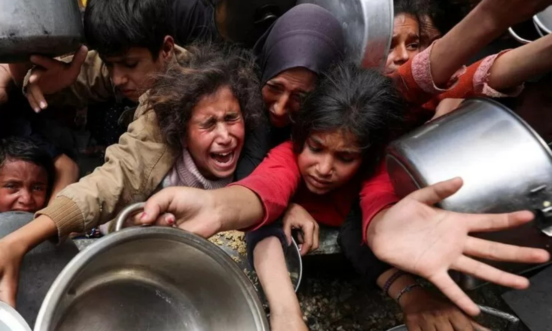 Kondisi anak-anak Gaza krisis makanan