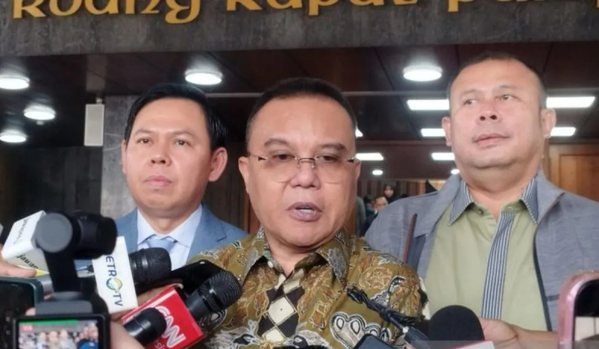 Wakil Ketua DPR RI Sufmi Dasco Ahmad di Kompleks Parlemen, Senayan, Jakarta, Kamis (14/8/2025).