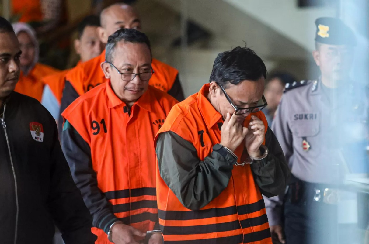 Tersangka kasus korupsi pemerasan sertifikasi keselamatan dan kesehatan kerja (K3) yang juga Wakil Menteri Ketenagakerjaan (Wamenaker) Immanuel Ebenezer atau Noel