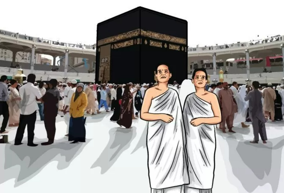 Ilustrasi haji.