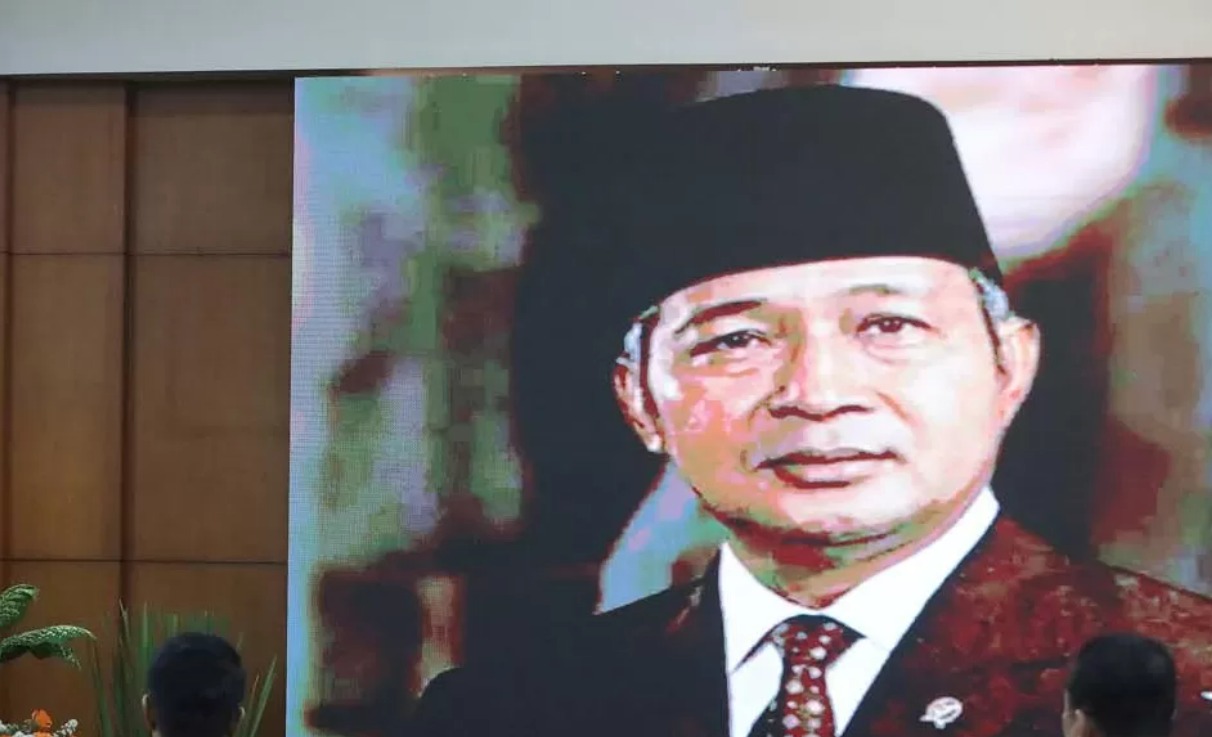 Ilustrasi foto mendiang Presiden RI ke-2 Soeharto.