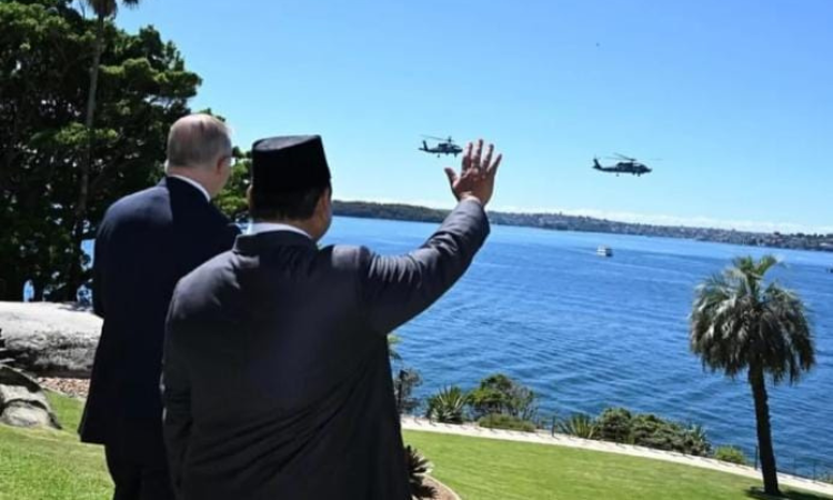 Presiden Republik Indonesia Prabowo Subianto dan Perdana Menteri Australia Anthony Albanese