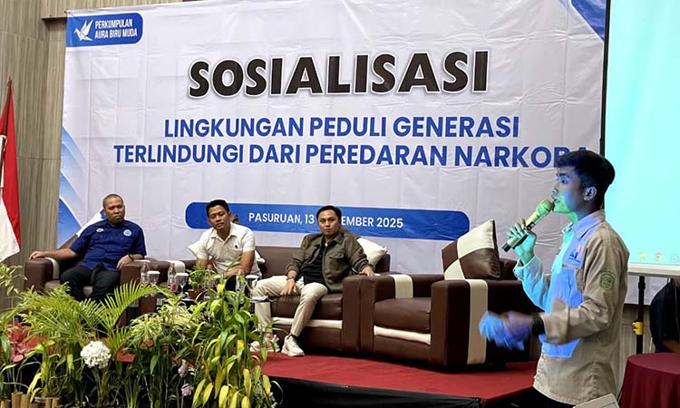 KRITIKAN TAJAM: Presiden Mahasiswa UNU Pasuruan, M. Ubaidillah Abdi saat menyoroti kinerja BNNK