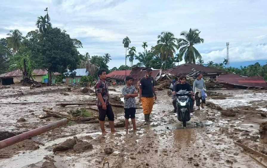 Kondisi pascabencana di Nagari Salareh Aia timur, Kabupaten Agam, Sumbar.