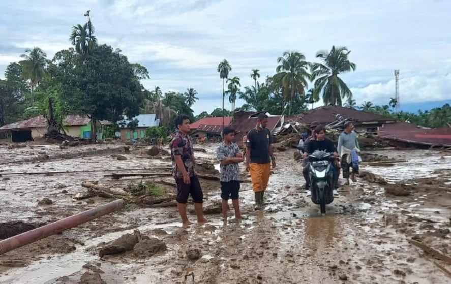 Kondisi pascabencana di Nagari Salareh Aia timur, Kabupaten Agam, Sumbar.