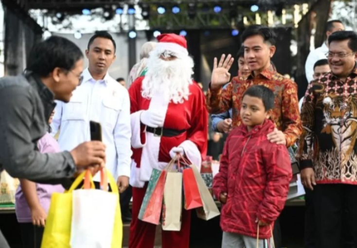 Wapres Gibran menghadiri perayaan Natal 2025 di Kota Salatiga, Jawa Tengah, Kamis (25/1).