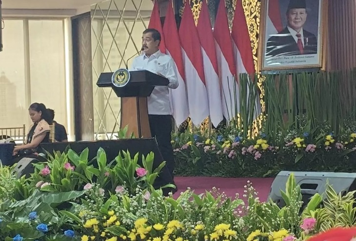 Menteri Imipas Agus Andrianto membuka kegiatan refleksi akhir tahun, belum lama ini.