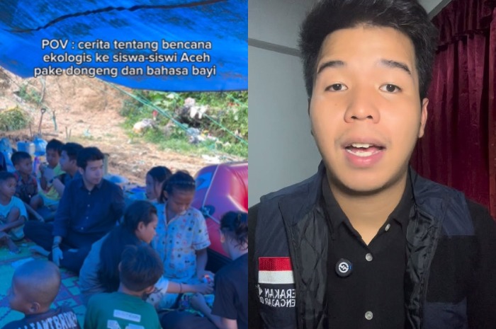Menyoroti penuturan influencer Virdian Aurelio tentang bencana ekologis yang melanda Tanah Sumatera. (Instagram.com/@virdian_aurellio)