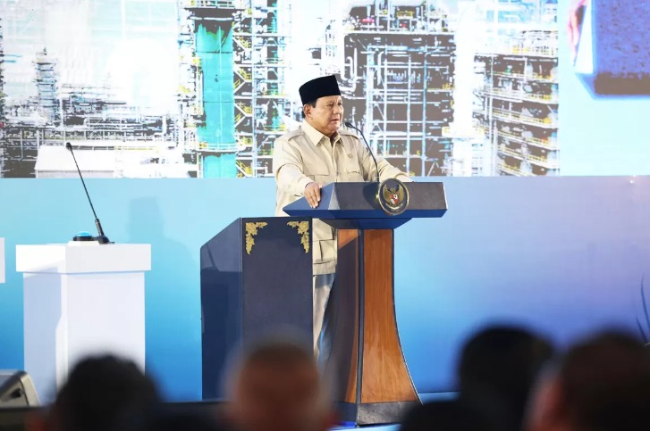 Presiden Prabowo Subianto meresmikan infrastruktur energi terintegrasi Pertamina RDMP Balikpapan