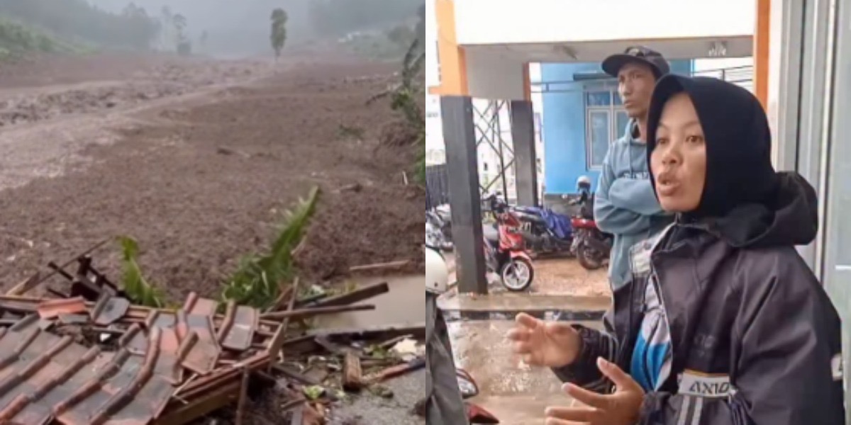 Menyoroti kesaksian korban yang selamat dari insiden longsor yang melanda wilayah Cisarua, Bandung Barat, pada Sabtu, 24 Januari 2026. (Instagram.com/@asarhumanity)