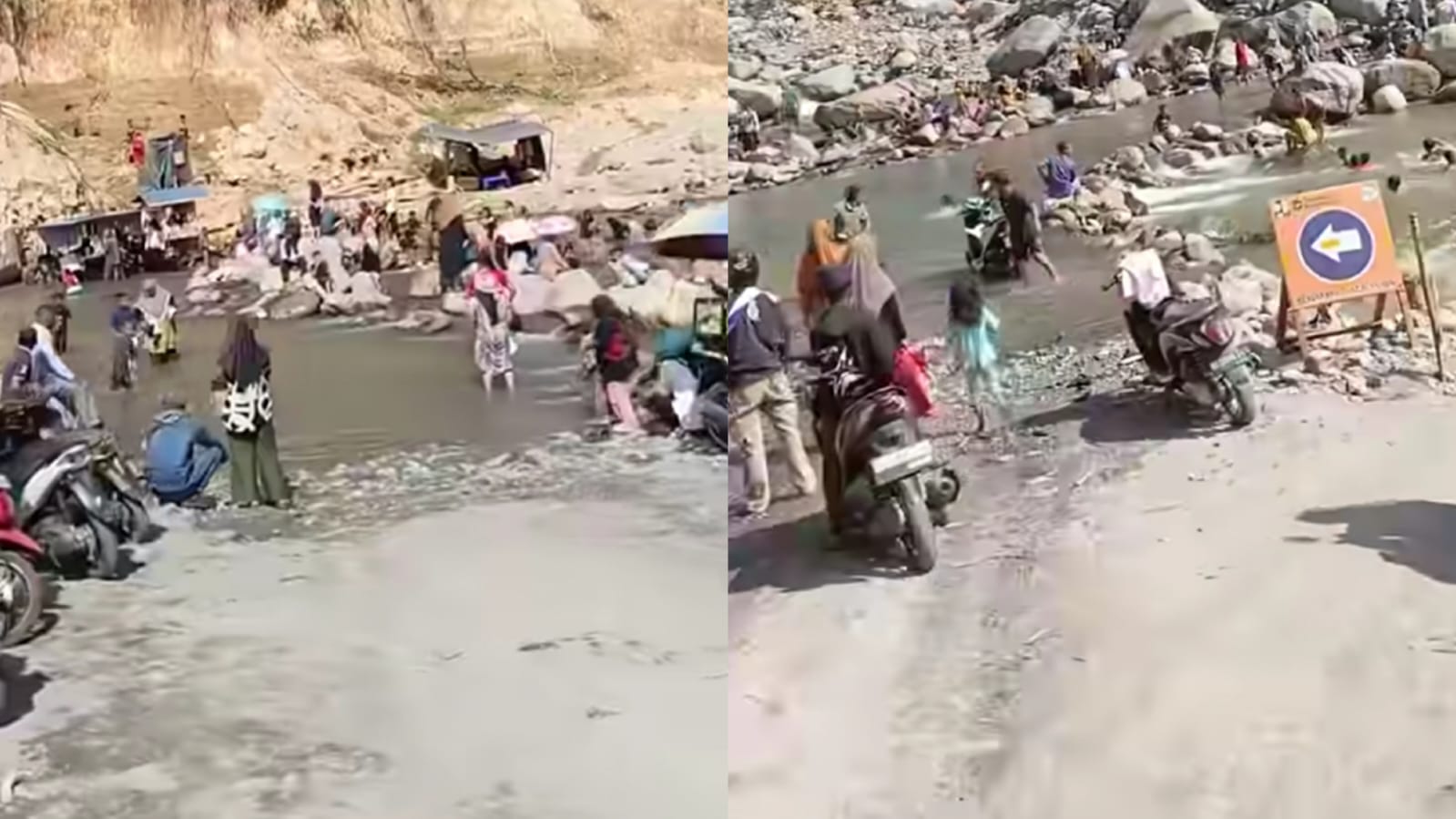 Sungai di Bener Meriah kini jadi lokasi wisata baru warga sekitar.