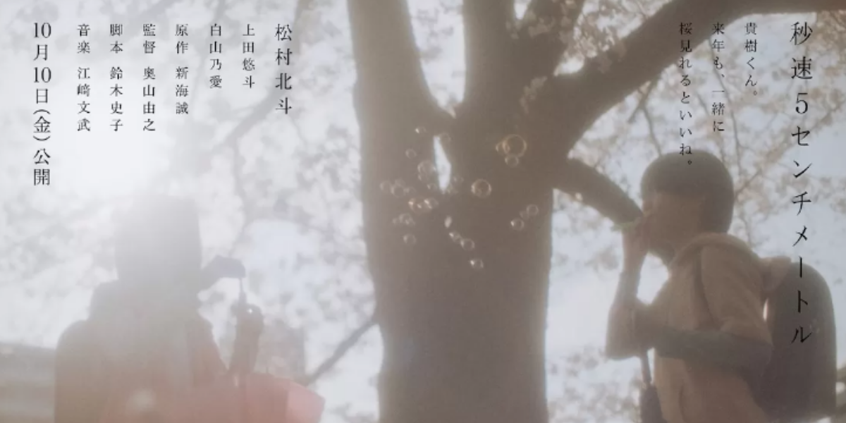 5 Centimeters Per Second.