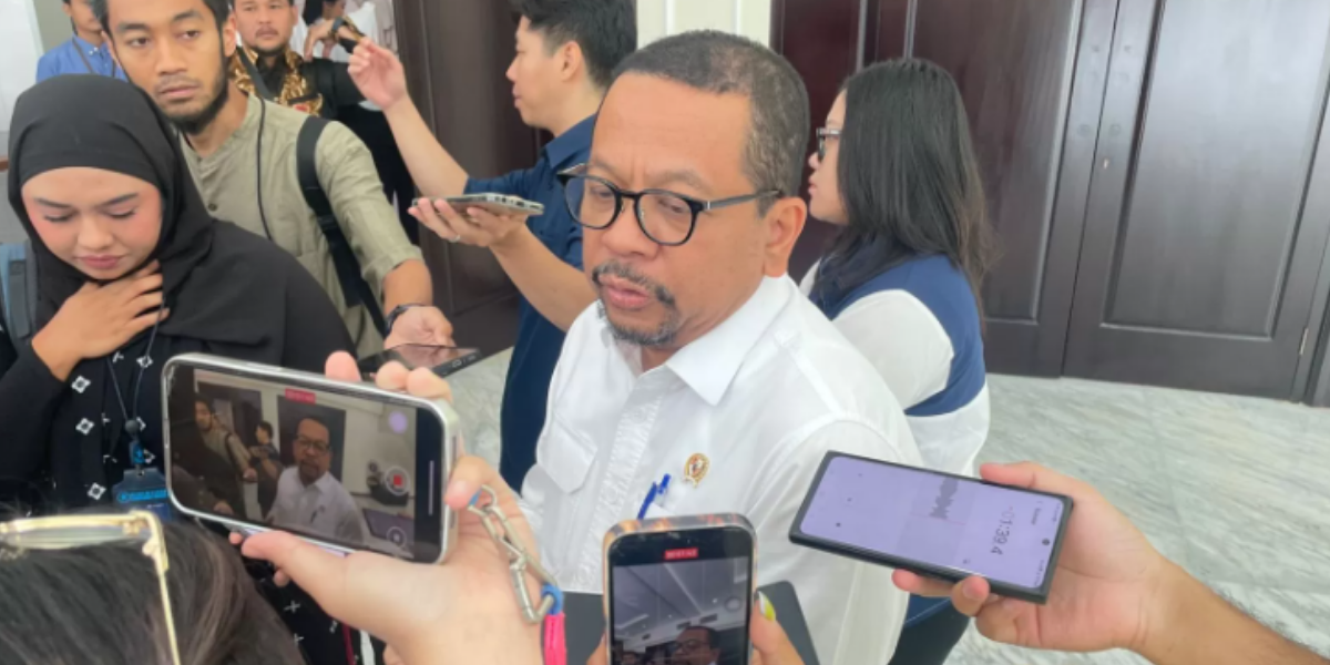 Kepala Staf Kepresidenan (KSP) Muhammad Qodari di kantor Badan Komunikasi Pemerintah, Jalan Veteren, Jakarta Pusat, Rabu (28/1).