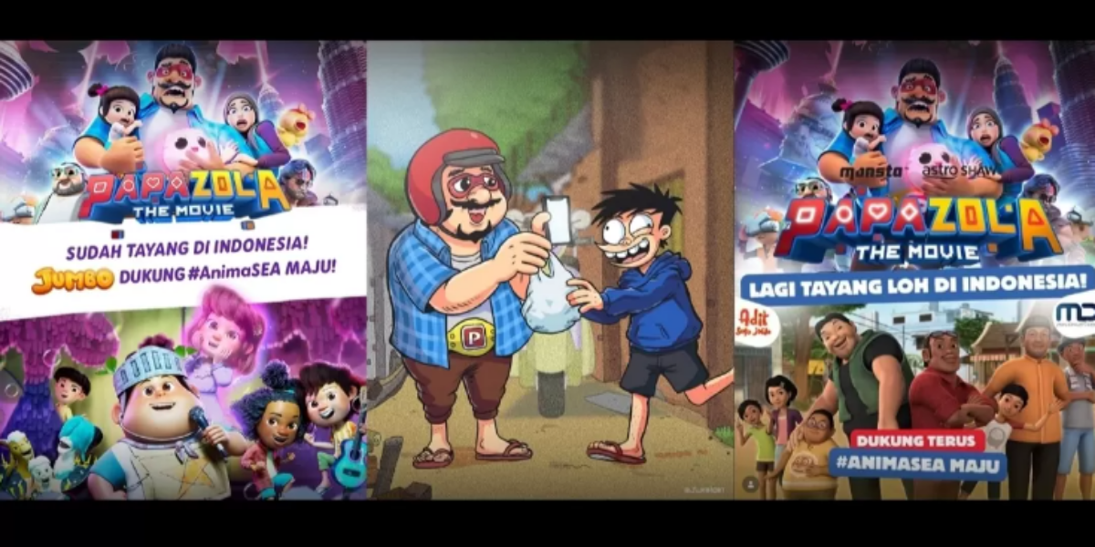 Film animasi Papa Zola The Movie mendapat dukungan dari sejumlah kreator Tanah Air.