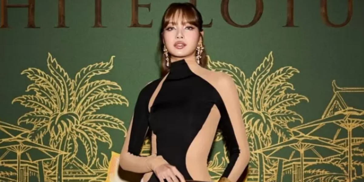 Lisa BLACKPINK menghadiri acara pemutaran perdana The White Lotus Season 3.