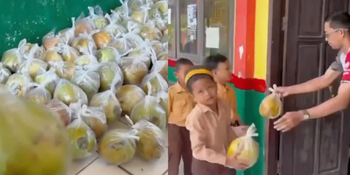 Mengintip pembagian kepala utuh dalam program makan bergizi gratis (MBG) di SD Kalimantan Timur