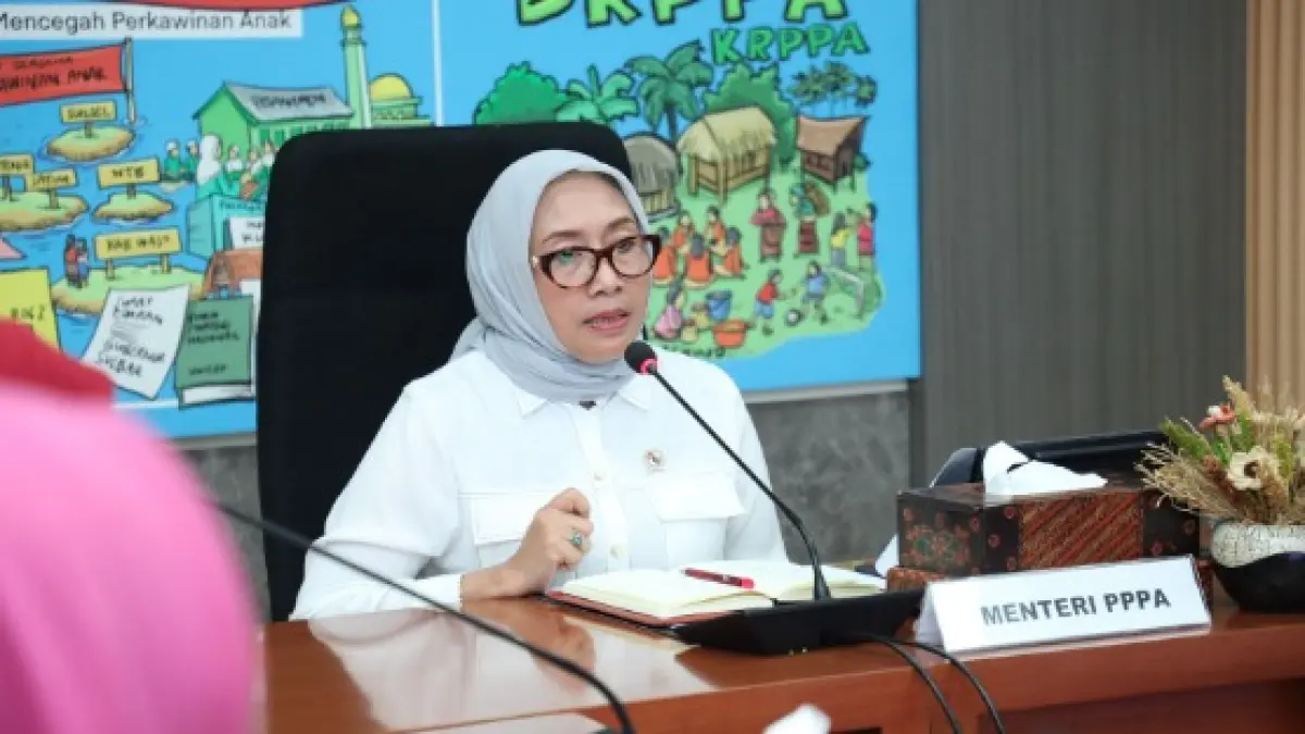 Menteri Pemberdayaan Perempuan dan Perlindungan Anak (PPPA) Arifah Fauzi mengecem keras pelecehan seksual yang dilakukan oleh 16 mahasiswa FHUI. (Humas Kementerian PPPA)