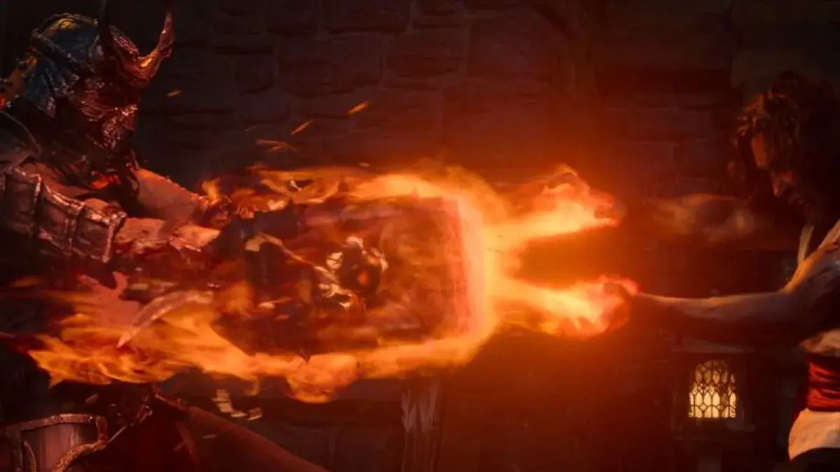 Cuplikan adegan Mortal Kombat II.  Warner Bros Pictures