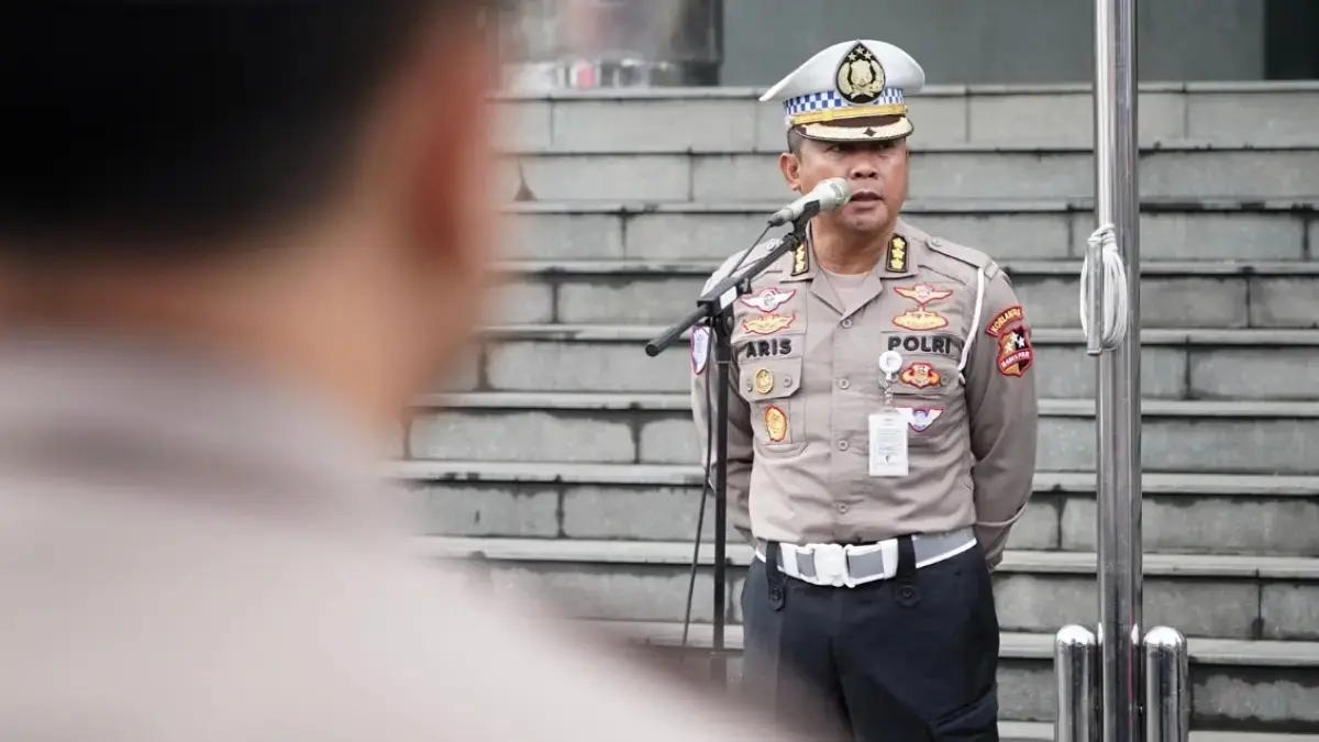 Kepala Bagian Operasi Korlantas Polri Kombes Aries Syahbudin mempersiapkan pelaksanaan Operasi Patuh 2026 di seluruh Indonesia. (Korlantas Polri)