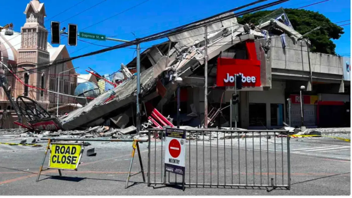 Ilustrasi Gempa M 7,8 mengguncang Filipina. (Reuters).