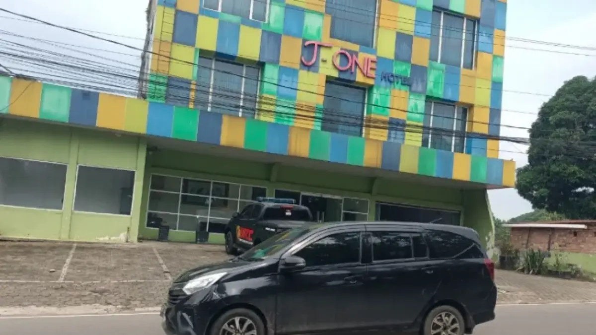 Lokasi dua polantas Jambi yang diserang orang tidak dikenal pada Senin (22/6/2026). (ANTARA/Nanang Mairiadi)