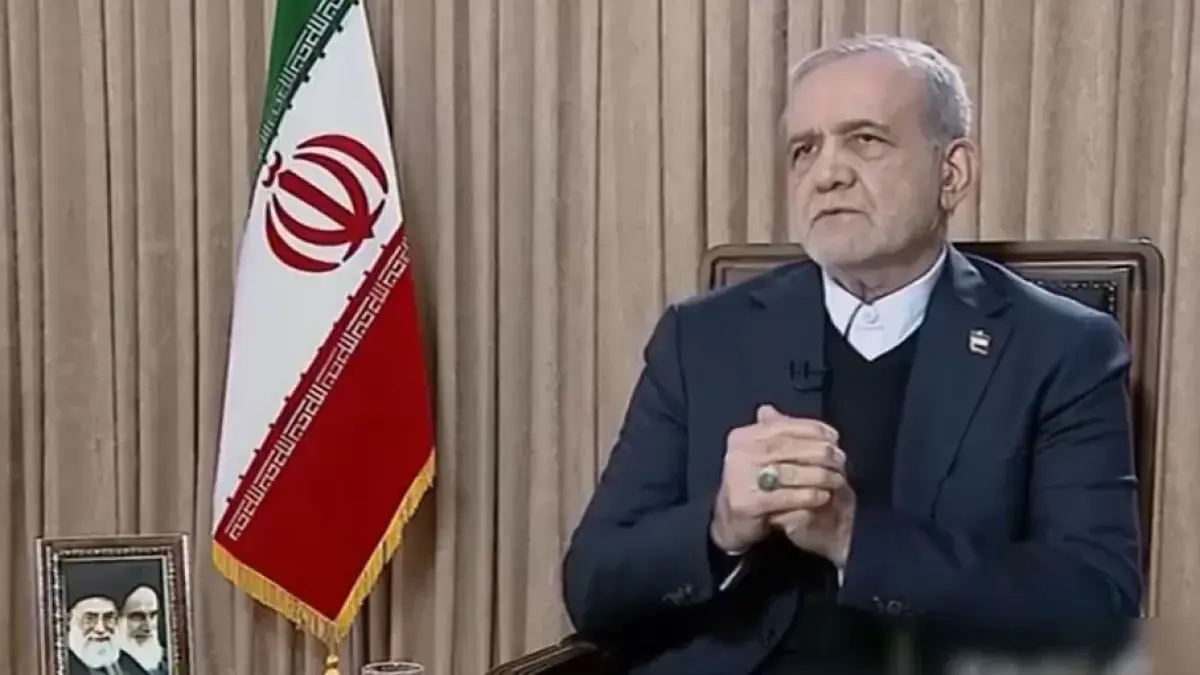Presiden Iran Masoud Pezeshkian. (Al Jazeera)