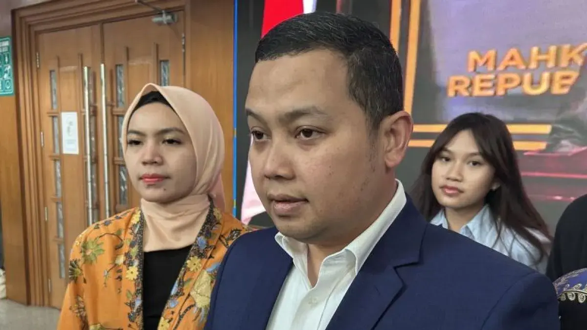 Advokat Nadiem Anwar Makarim, Zaid Mushafi saat ditemui usai menyerahkan memori banding di Pengadilan Negeri Jakarta Pusat, Rabu (8/7/2026). ANTARA/Agatha Olivia Victoria