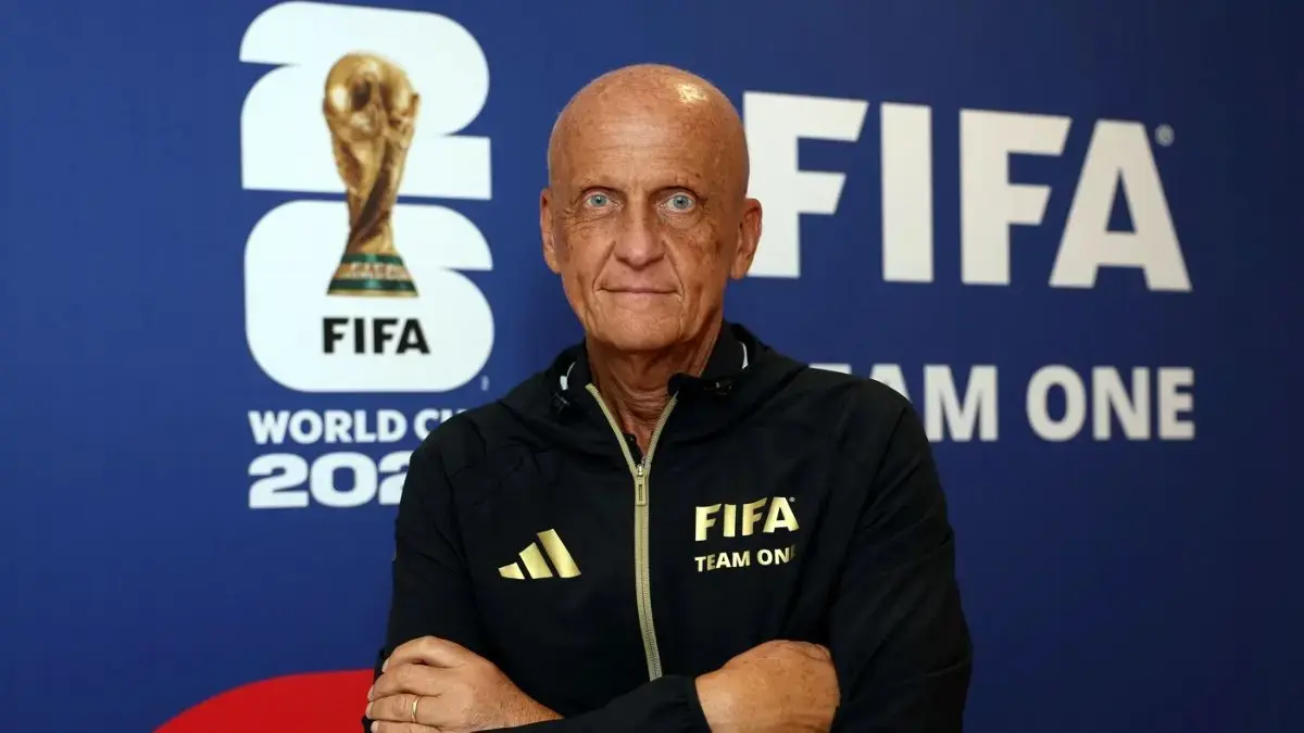 Ketua Komisi Wasit FIFA Pierluigi Collina tanggapi aksi protes Federasi Sepak Bola Mesir. (FIFA/Situs InsideFIFA).