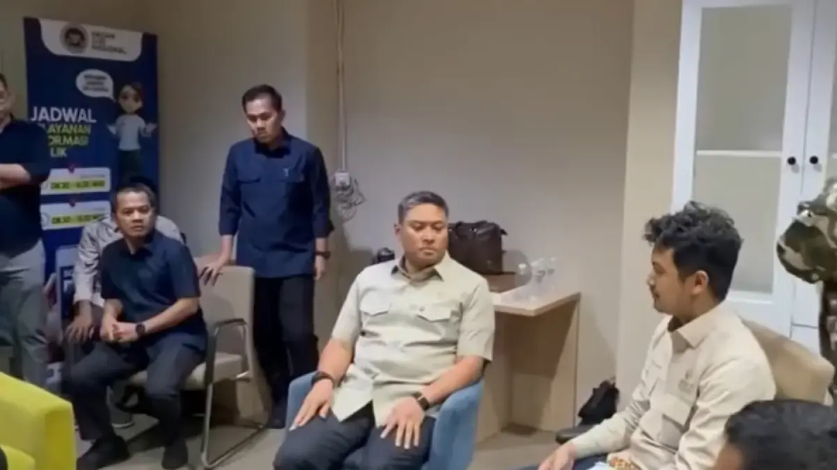 Kepala BGN Sudaryono menemui sejumlah perwakilan Asosiasi Pangan Gizi (APGI) 3T di Kantor BGN, Kamis (23/7). (Tangkapan layar video instagram @sudaru_sudaryono)