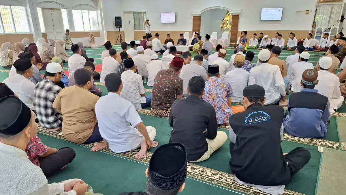 Proses akad putri seorang warga binaan Lembaga Pemasyarakatan (Lapas) Kelas IIA Yogyakarta atau Lapas Wirogunan yang berlangsung di kompleks lapas, Sabtu (25/7/2026) ANTARA/HO-Humas Lapas Yogyakarta