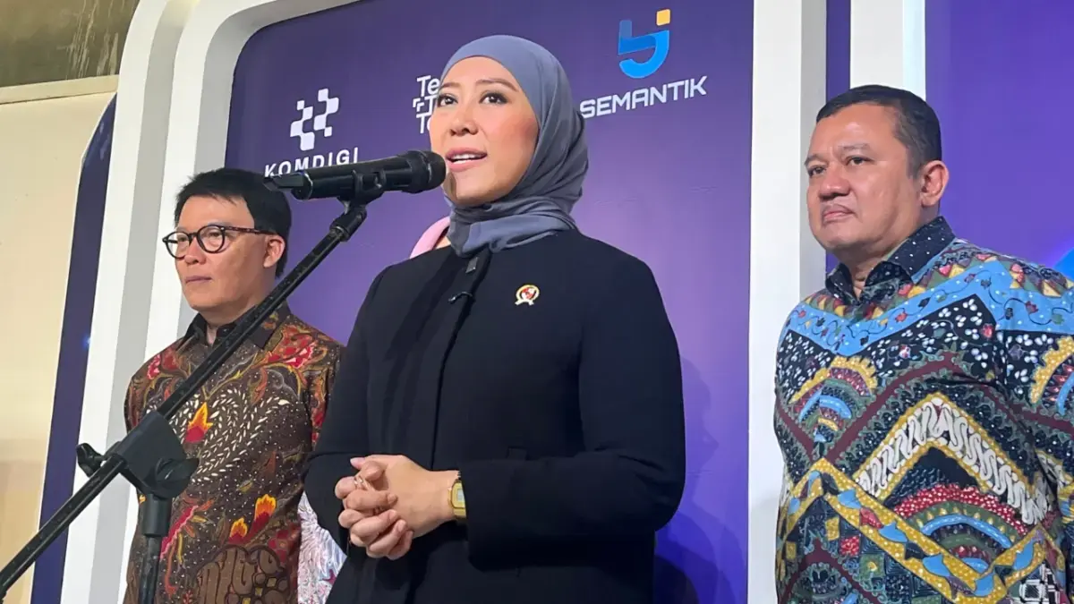 Menteri Komunikasi dan Digital (Menkomdigi), Meutya Hafid. (Nanda Prayoga/JawaPos.com)