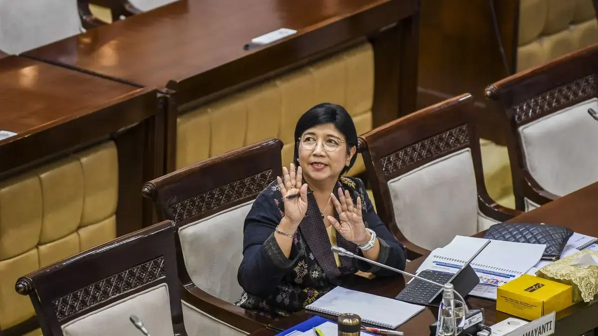 Deputi Gubernur Senior, Destry Damayanti. (Antara)