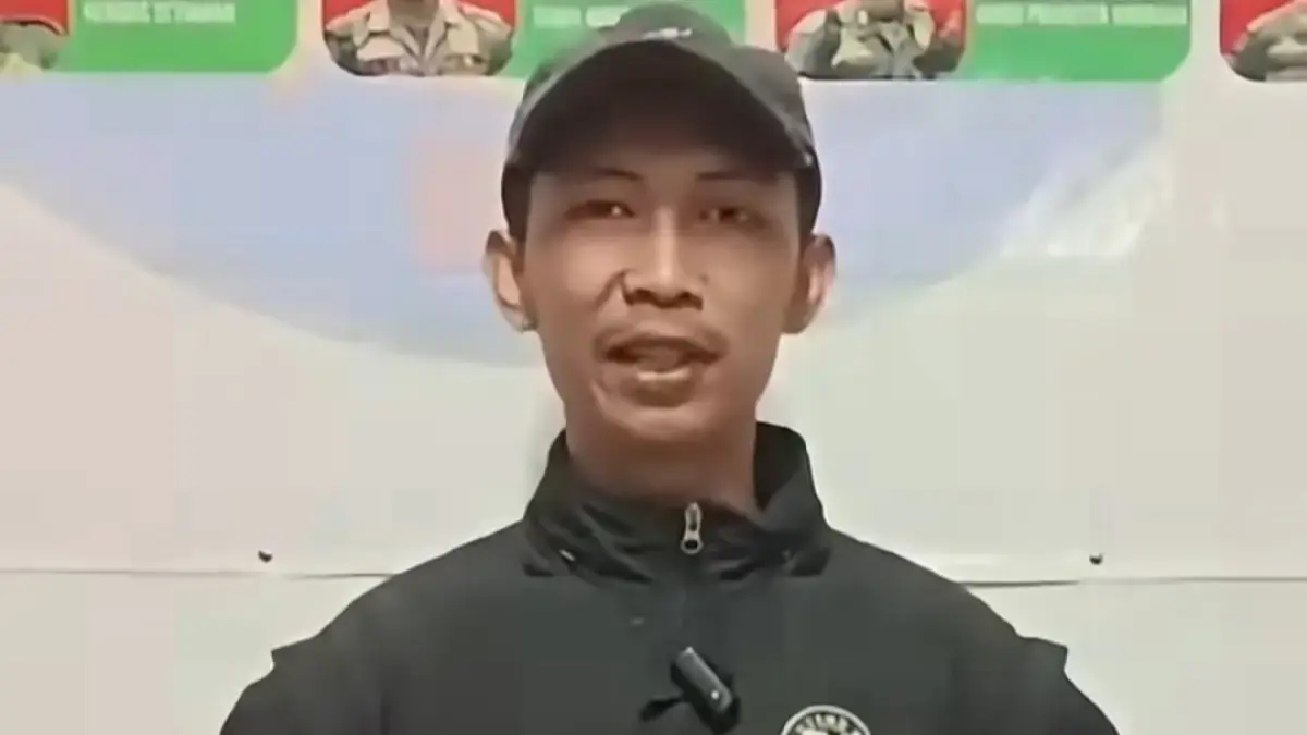 Tukang cukur, Nurhidayat, meminta maaf karena menyebut Indonesia belum merdeka (Instagram Info Jawa Barat)