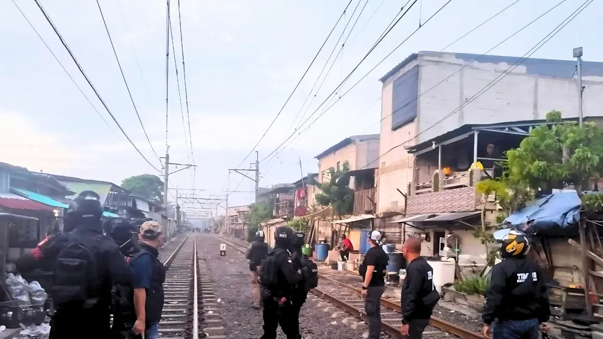 Ilustrasi kampung Bahari, Tanjung Priok, Jakarta Utara. (Istimewa)