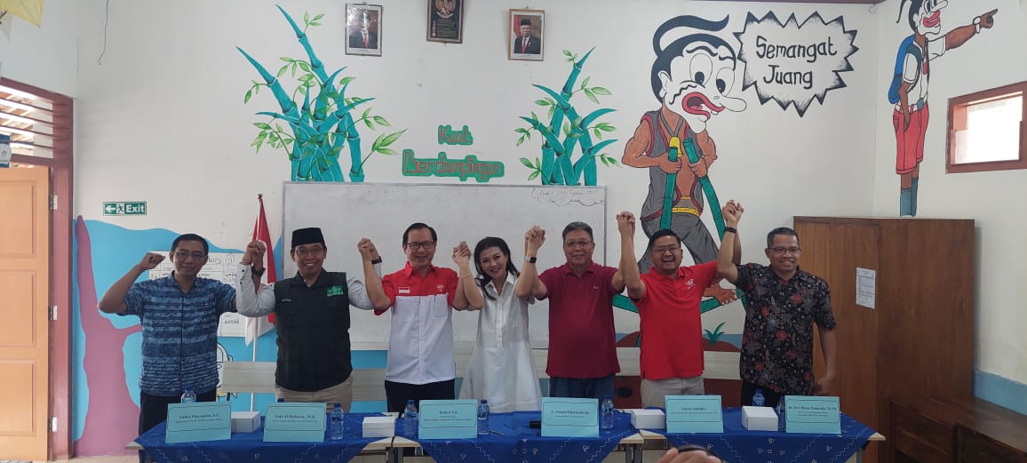 Yayasan Hati Suci bersama Kupuku Indonesia melaksanakan program live in dan studi banding di SD Kenalan, Kabupaten Magelang, Jumat, (25/8/2023).